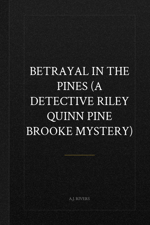 Betrayal in the Pines (A Detective Riley Quinn Pine Brooke Mystery)