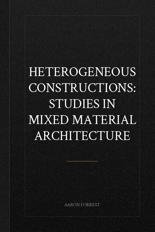 Heterogeneous Constructions: Studies in Mixed Material Architecture