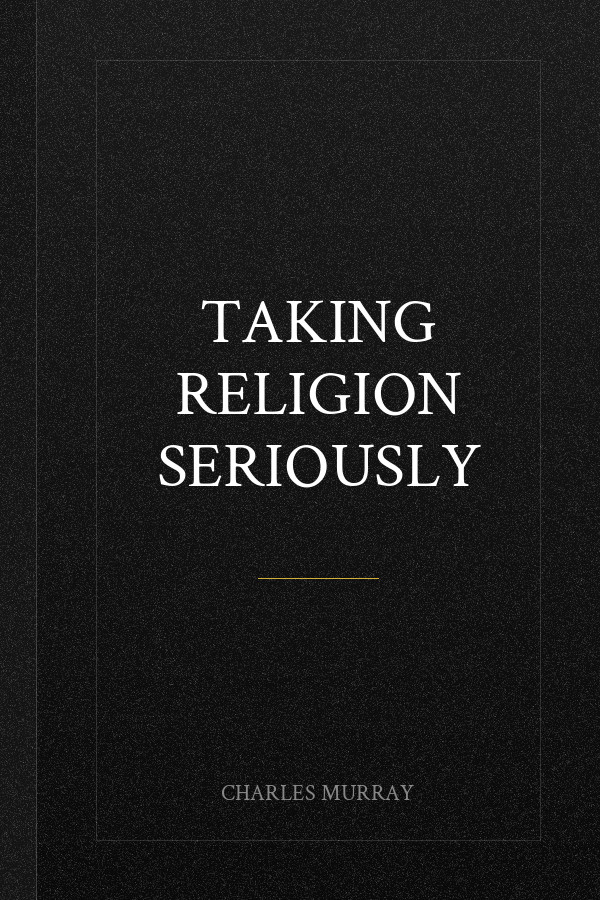 Taking Religion Seriously