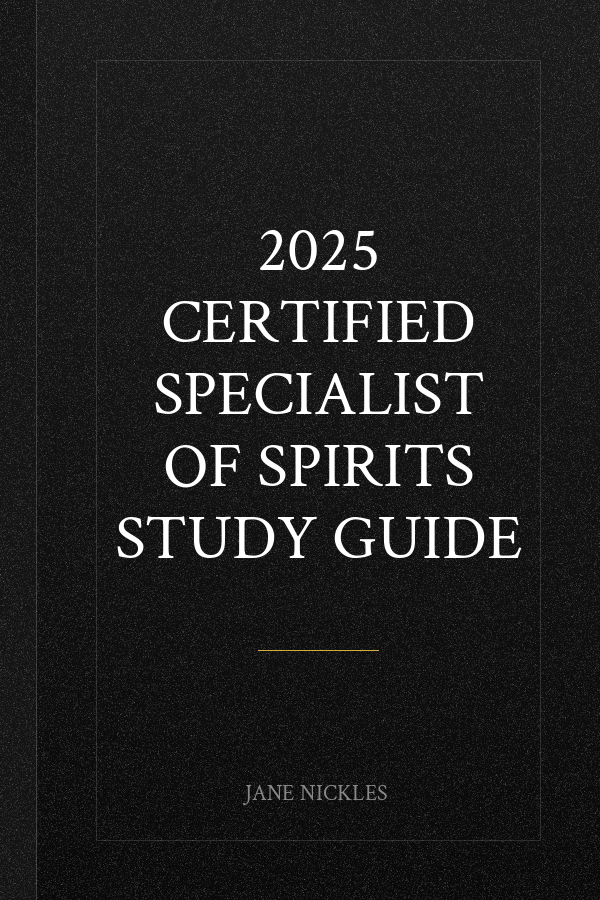 2025 Certified Specialist of Spirits Study Guide